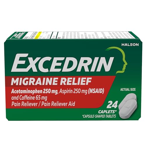 Excedrin Migraine Relief Caplets to Alleviate Migraine Symptoms - 24 count Drugstore Excedrin   