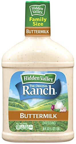 Hidden Valley Buttermilk Ranch Salad Dressing & Topping, Gluten Free, Keto-Friendly - 36 Ounce Bottle (Package May Vary) Grocery Hidden Valley   