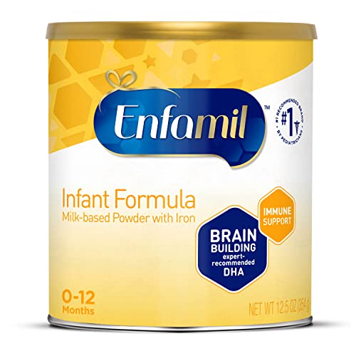 Enfamil Infant Formula, Milk-based Baby Formula with Iron, Omega-3 DHA & Choline, Powder Can, 12.5 Oz 6pk. Baby Formula Enfamil   