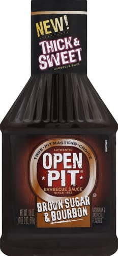 Open Pit Thick and Sweet Brown Sugar and Bourbon BBQ Sauce Grocery Open Pit   