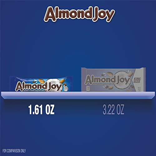 ALMOND JOY Coconut and Almond Chocolate Candy, Bulk, Gluten Free, Individually Wrapped, 1.61 oz Bars (36 Count) Grocery HERSHEY'S   