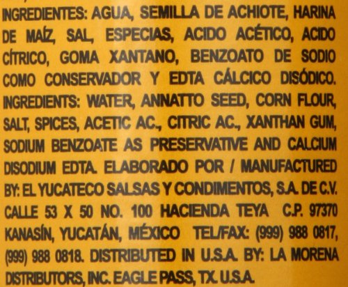 El Yucateco Achiote Liquid, 10 Ounce Grocery El Yucateco   