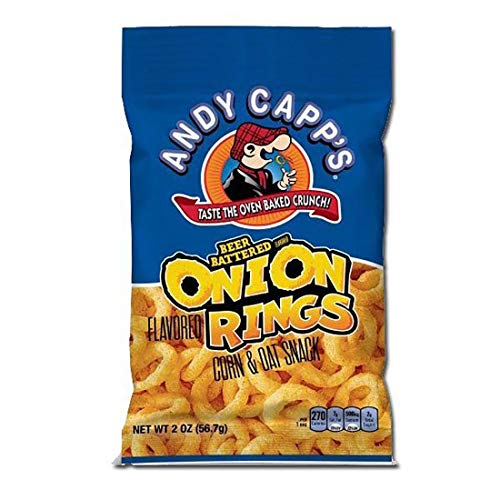 Andy Capp's Beer Battered Onion Rings 2oz Potato Chips Andy Capp's   