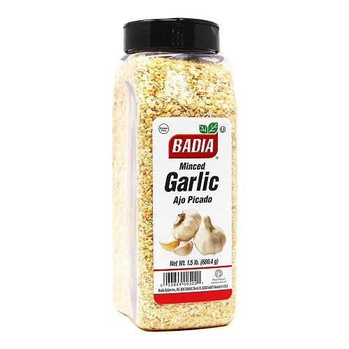 Badia Pint Garlic Minced 1.5lb Minced Garlic Badia 3 pk.  