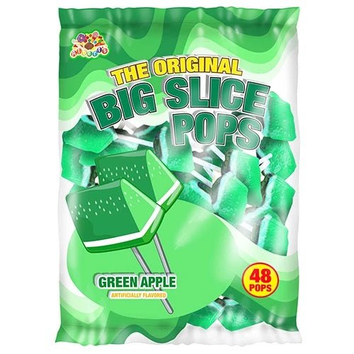 Big Slice Pops Green Apple 48ct. Candy & Chocolate Big Slice Pops   