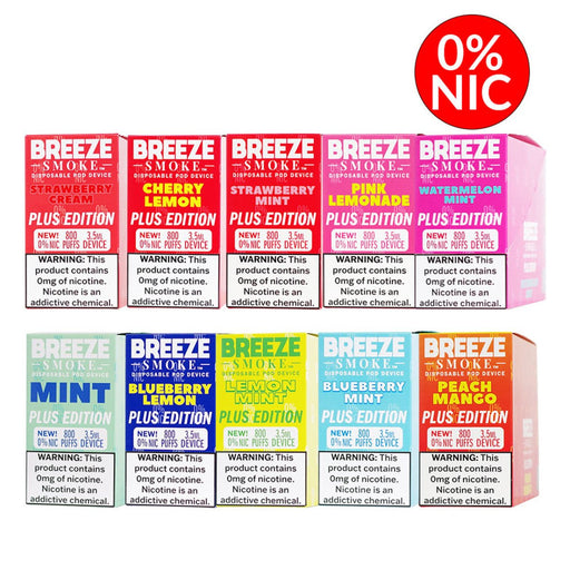 Breeze Plus 0% Nic Vaporizers & Electronic Cigarettes Breeze   