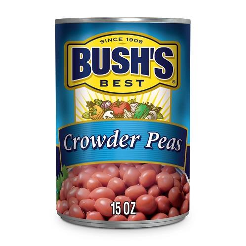 Bush's Crowder Peas (Wic) 15oz 12pk Canned & Prepared Beans Bush's   