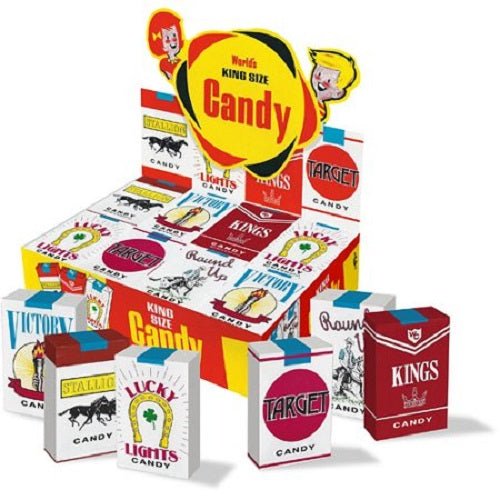 Candy Cigarettes 0.42oz.  Pack 24 / 0.42oz. Candy & Chocolate King Size   
