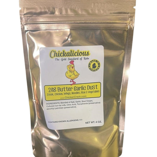Chicken Crack Seasoning Chickalicious 248 Butter Garlic Dust 4oz. Seasonings & Spices Chicken Crack Seasoning 1 Pack.  
