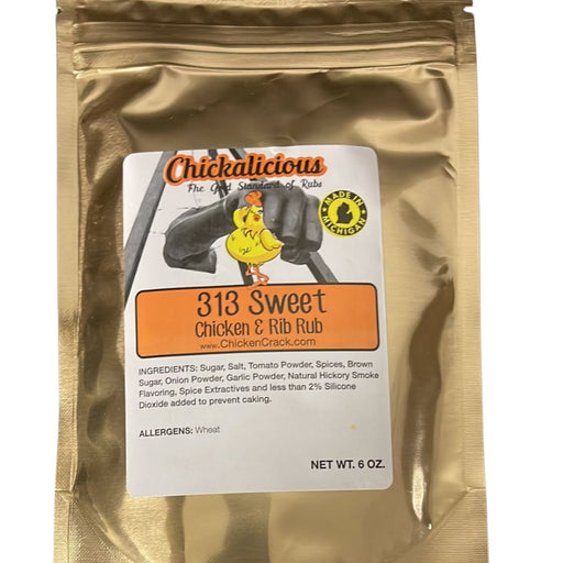 Chicken Crack Seasoning Chickalicious 313 Sweet Rub 6 oz. Seasonings & Spices Chicken Crack Seasoning 1 Pack.  