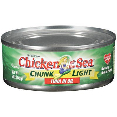Chicken Of The Sea Chunk Light Tuna Oil 5oz  Pack 24 / 5oz. Canned Seafood Chicken Of The Sea   