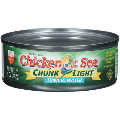 Chicken Of The Sea Chunk Light Tuna Water 5oz Pack	48 / 5oz. Canned Seafood Chicken Of The Sea   