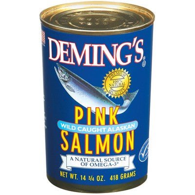 Demings Pink Salmon 14.75oz Pack 12 / 14.75oz. Canned Seafood Demings   