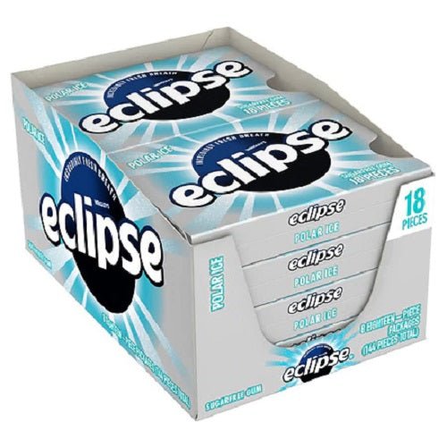 Eclipse Polar Ice Gum 18ct.  Pack of  8 / 18ct. Candy & Chocolate Eclipse   