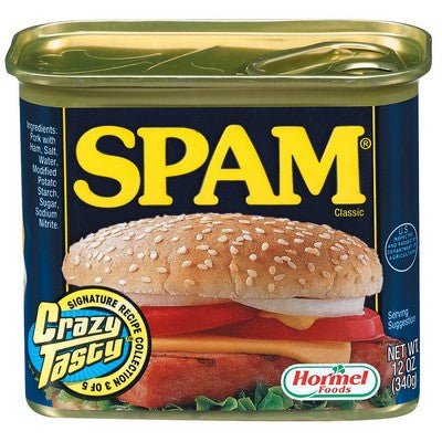 Hormel Spam 12oz. Full Case  Pack 24 / 12oz. Canned Meats Hormel   
