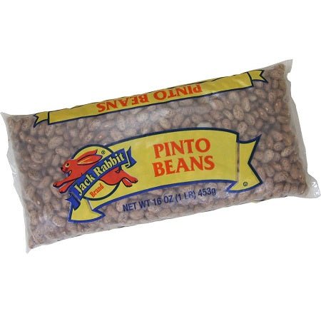 Jack Rabbit Bag Pinto Beans 1lb pack of 24/1lb. Beans Jack Rabbit Brand   