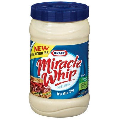 Kraft Miracle Whip 30oz. full Case Pack	12 / 30oz. Mayonnaise Kraft   