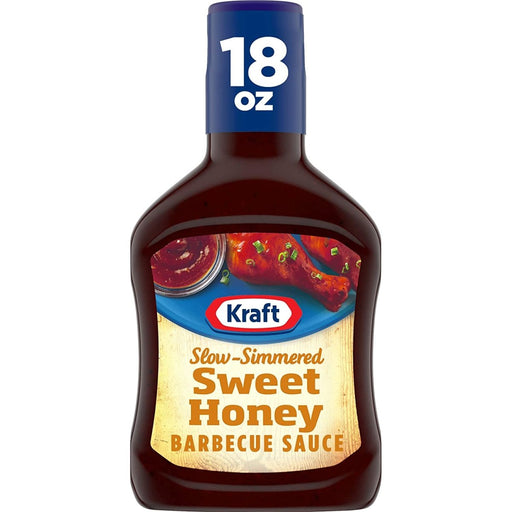 Kraft Sweet Honey Slow-Simmered BBQ Barbecue Sauce 18 oz. Honey BBQ Kraft   