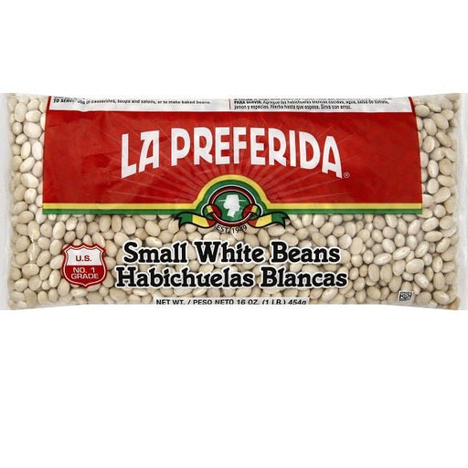 La Preferida Bag Small White Beans Wic 1lb Pack	24 / 1lb.  La Preferida   