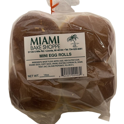 MIAMI BAKE SHOPPE MINI EGG ROLLS Egg Bread Miami Bake Shoppe   