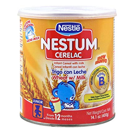 Nestle Cerelac Nestum Baby Milk 14.1gm. Full Case  Pack 12 / 14.1gm. Milk Nestle   