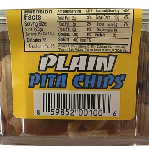 Pita Krunch Plain Pita Chips 6.5 oz. Chips Pita Krunch   