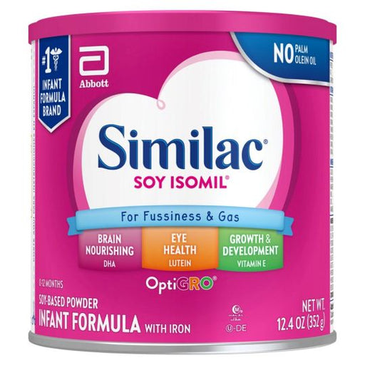 Similac Soy Isomil Powder 12.4oz 6 Pack. Baby Formula Similac   