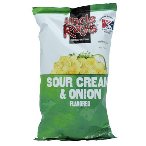 Uncle Rays Potato Chips Sour Cream & Onion 4.5oz. Snack Foods Uncle Ray's   