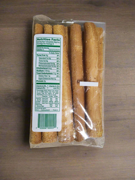Italian Breadstick Bakery Breadstick 8oz. Plain 2pk.  The Sumerian Bread Shop    
