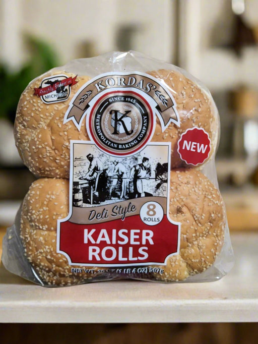 Metropolitan Kaiser Rolls Sesame 8ct.  Metropolitan Baking Company   