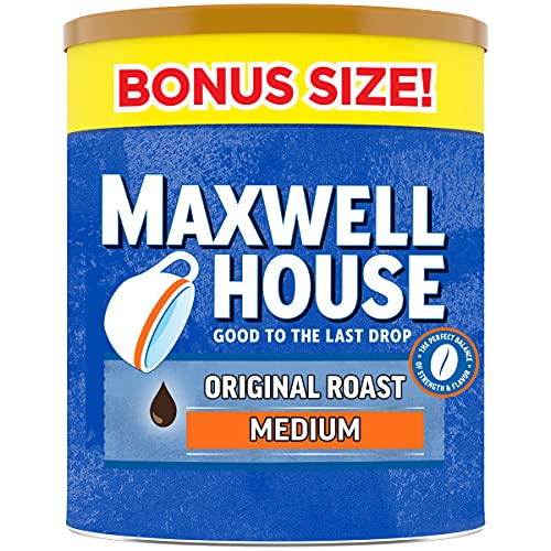 Maxwell House The Original Roast Medium Roast Ground Coffee Bonus Size (36.8 oz Canister) Grocery MAXWELL HOUSE   