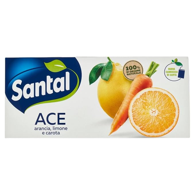 Santal 100% Natural Fruit Juice, No Added Sugar, Made in Italy (8x3 (24 Bottles), Apricot) Beverage Brand: Santal
