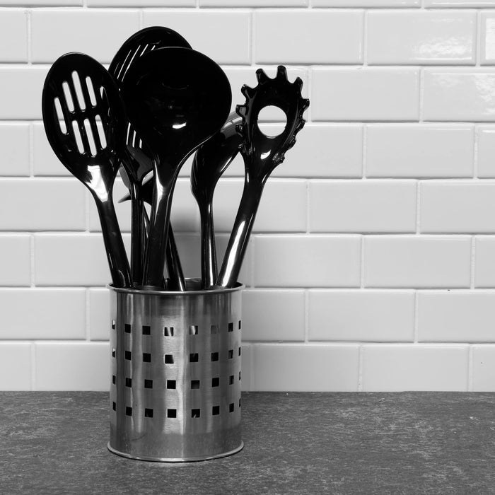 Chef Craft Basic Nylon Meat Cooking Fork, 12 inch, Black Kitchen Chef Craft   