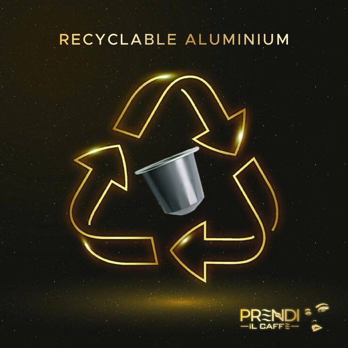 Prendi Espresso Intenso Crema Espresso Coffee 10 Aluminum capsules Made in Italy. Coffee Espresso Prendi il Caffe