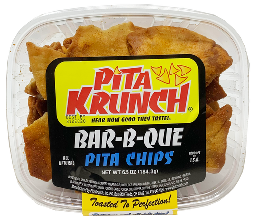 Pita Krunch BBQ Pita Chips 6.5oz. Pita Chips Pita Krunch 1 Pack  