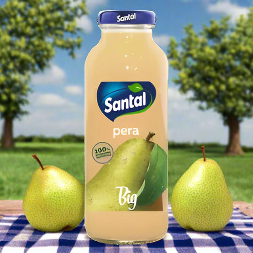 Santàl Fruit Juice Big Pear 8.5 fluid oz 6pk Made In Italy. Beverage Santàl