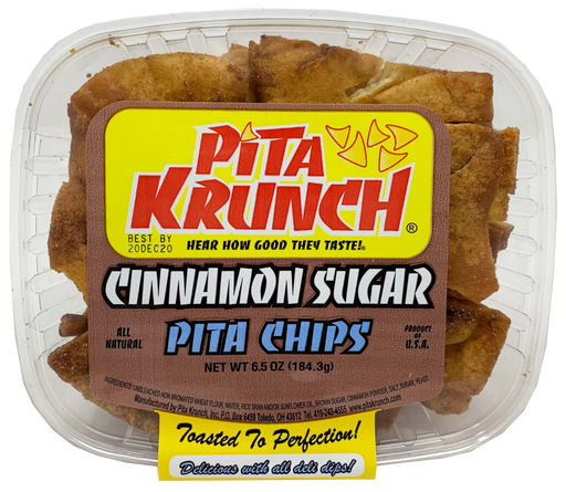 Pita Krunch Cinnamon Sugar Pita Chips 6.5oz. Pita Chips Pita Krunch 1 Pack  