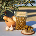 Agrestis Sweet Green Olives 300g. Made In Italy. olives Agrestis