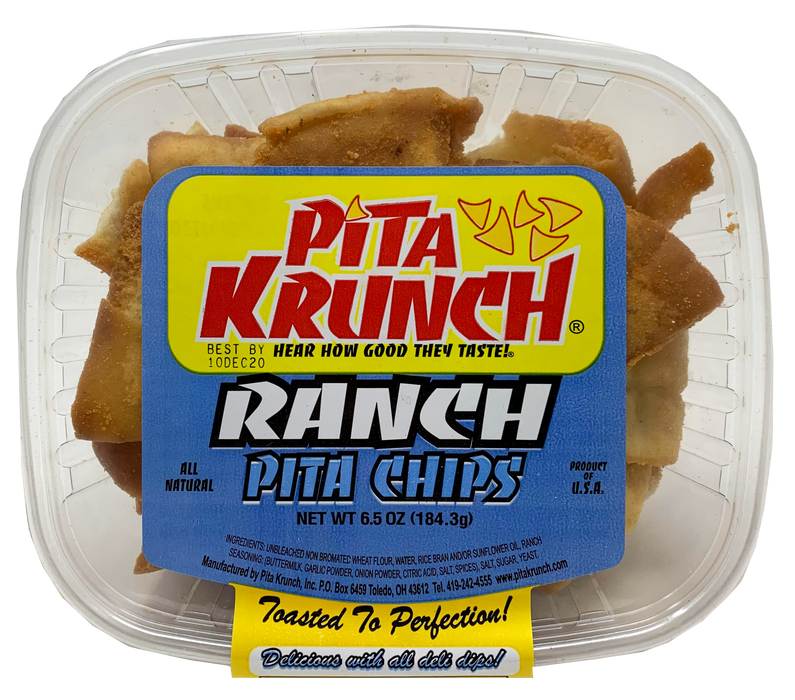 Pita Krunch Ranch Pita Chips 6.5oz. Pita Chips Pita Krunch   