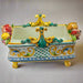 Sicilian Ceramic Centerpiece Square. Made In Italy. Ceramic Sicilian Thing