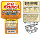 Pita Krunch Cheddar Cheese Pita Chips 6.5oz. Pita Chips Pita Krunch 12 Pack  