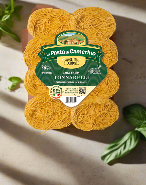 La Pasta di Camerino EGG TONNARELLI 500G. BRONZE-DRIED EGG PASTA. La Pasta di Camerino