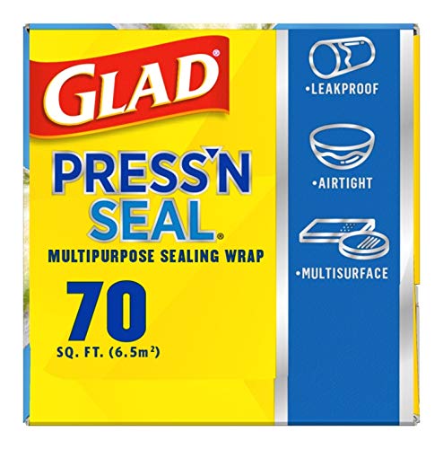  Glad Press'n Seal Food Wrap, 140 sq ft-2 Pack : Health &  Household