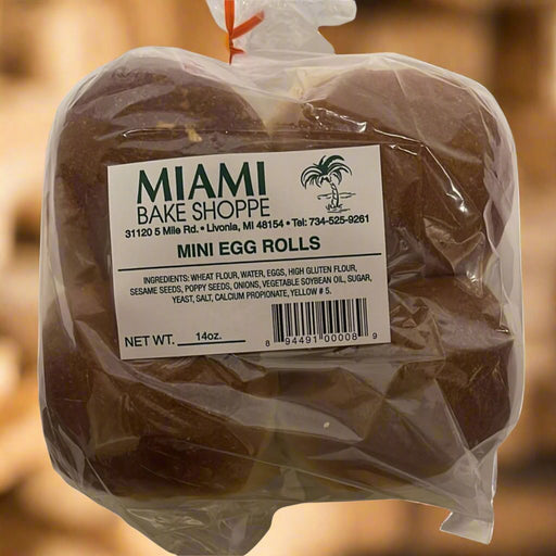 Miami Bake Shoppe Mini Rolls. Egg Bread Miami Bake Shoppe