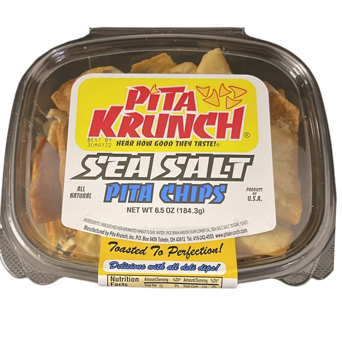 Pita Krunch Sea Salt Pita Chips 6.5oz. The Sumerian Bread Shop — The