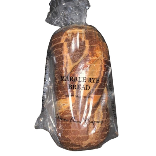 Superior Bakery Marble Rye Bread 16oz Marble Rye Bread Superior Bakery   