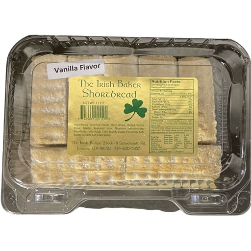 The Irish Baker Shortbread Cookie Vanilla12oz. Shortbread The Irish Baker   