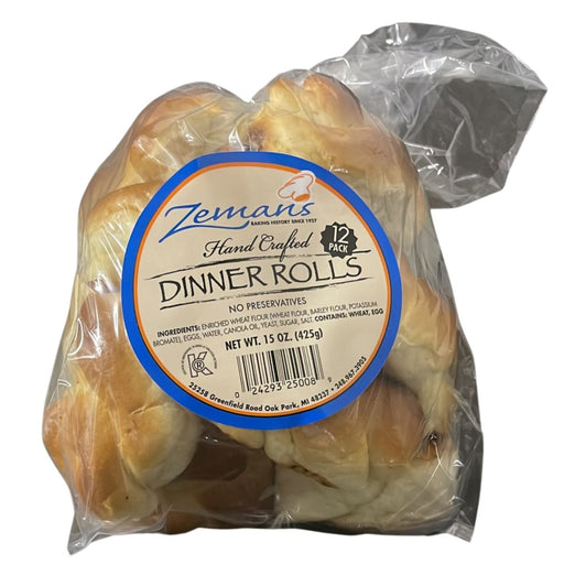 Zeman's Dinner Rolls Dinner Rolls Zeman's Bakery